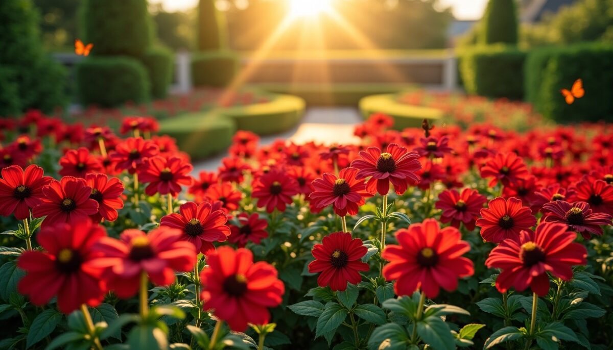 Fleurs rouges : signification, variétés incontournables et astuces pour un jardin resplendissant